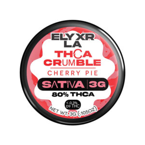 elyxr thca crumble 3g cherry pie
