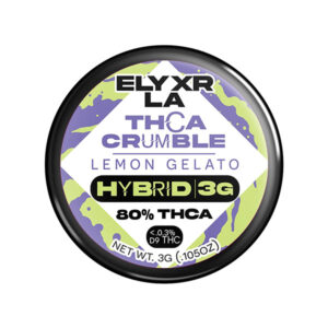 elyxr thca crumble 3g lemon gelato