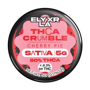 elyxr thca crumble 5g cherry pie