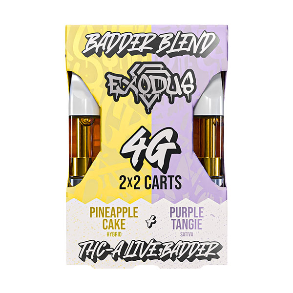 exodus-badder-blend-duo-carts-4g-pineapple-cake-purple-tangie exodus badder blend duo carts 4g pineapple cake purple tangie