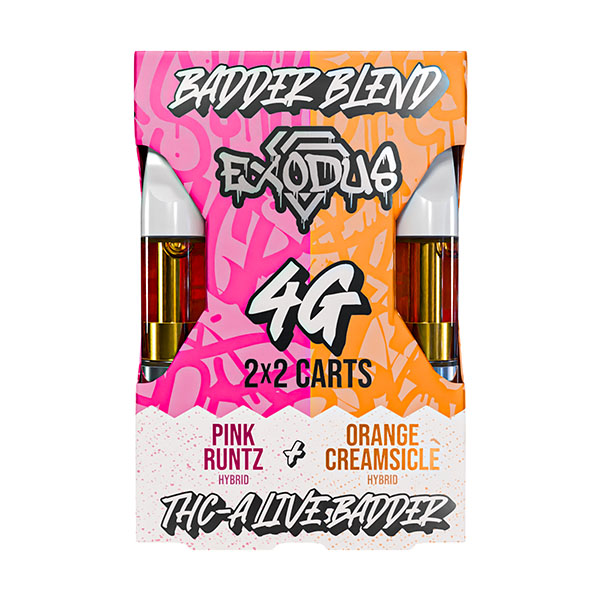 Exodus THC-A Duo Cartridges | 4g