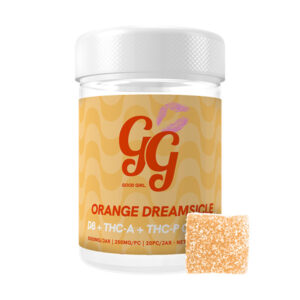good girl d8 thca thcp 5000mg 20pc gummies orange dreamsicle