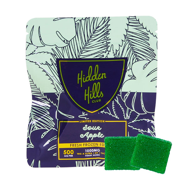 hidden-hills-fresh-frozen-1000mg-2ct-gummies-sour-apple hidden hills fresh frozen 1000mg 2ct gummies sour apple