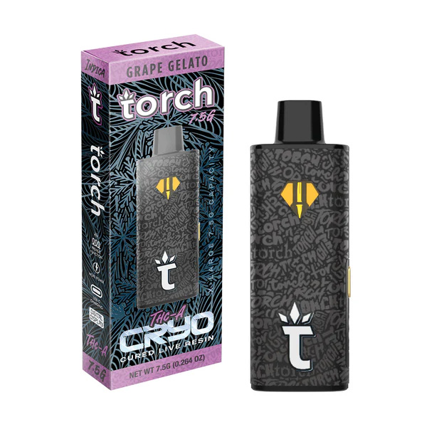 Torch Cryo Live Resin THC-A Disposable | 7.5g | Delta 8 Resellers