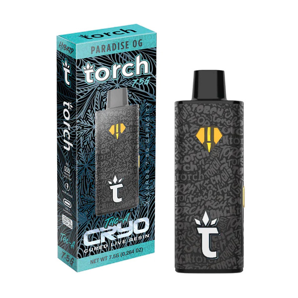 torch cyro thca disposable 7 5 gram paradise og