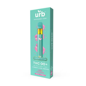 urb thc infinity disposable 3g pink cookies