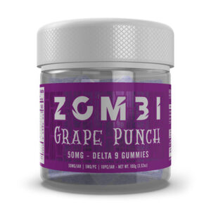 zombi d9 50mg gummies grape punch