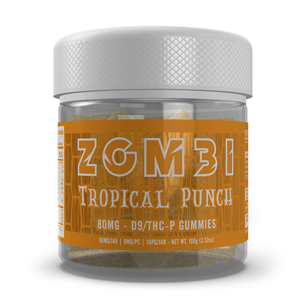 Zombi D9 + THC-P Gummies | (10ct) 80mg | Delta 8 Resellers Zombi D9 + THC-P Gummies | (10ct) 80mg | Delta 8 Resellers