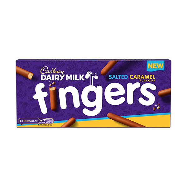 cadbury dairy milk fingers salted caramel