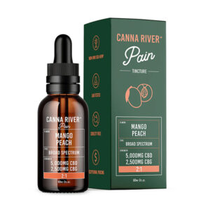 canna river bcd pain tincture 60ml mango peach