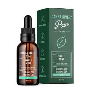 canna river bcd pain tincture 60ml sweet mint