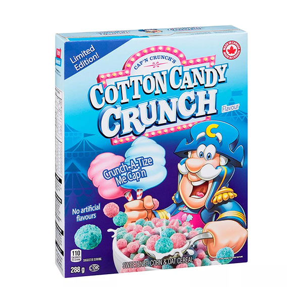 capn crunch cotton candy crunch cereal