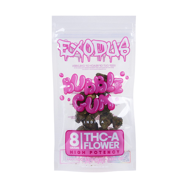 exodus-thca-flower-8g-bubble-gum exodus thca flower 8g bubble gum