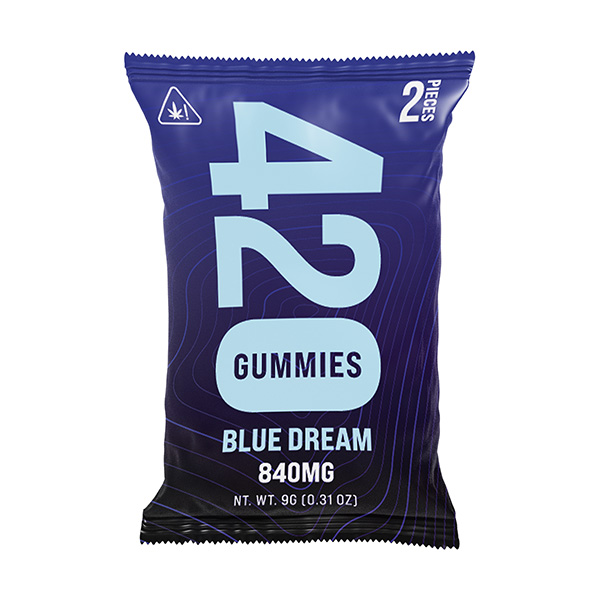 flying monkey 420 840mg 2ct gummies blue dream