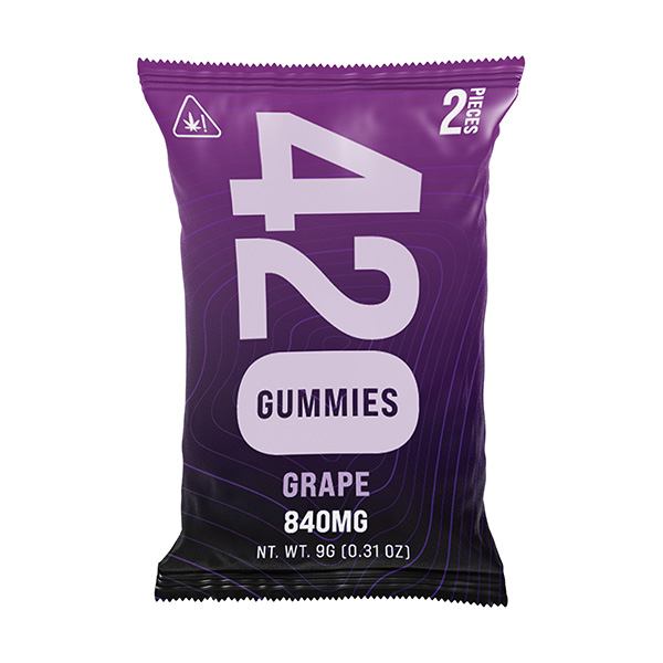 flying monkey 420 840mg 2ct gummies grape