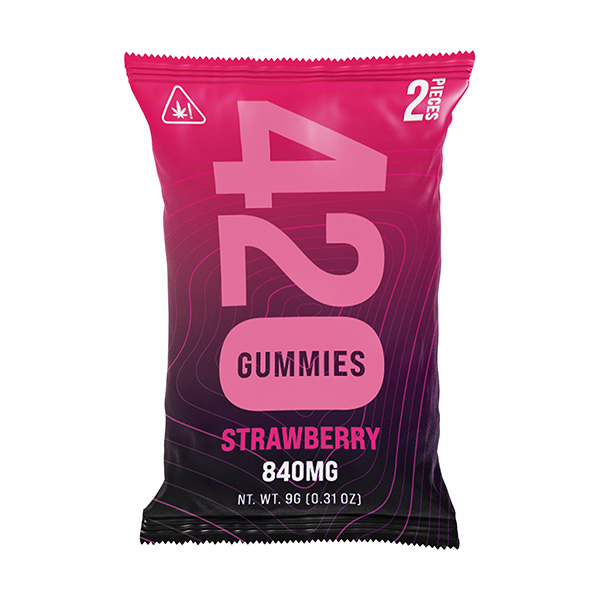 flying monkey 420 840mg 2ct gummies strawberry