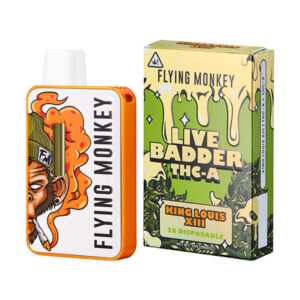 flying monkey live badder thca 2g disposable king louis xiii