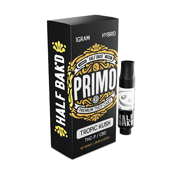 half bakd primo thcp 1g cartridge tropic kush