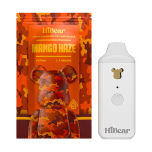 hibear 2.5g liquid diamonds disposable mango haze