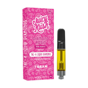 juicy kush thca diamond rosin 1g cartridge pink runtz