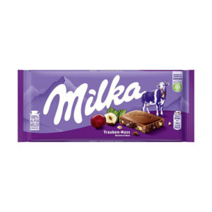 milka raisins and nuts