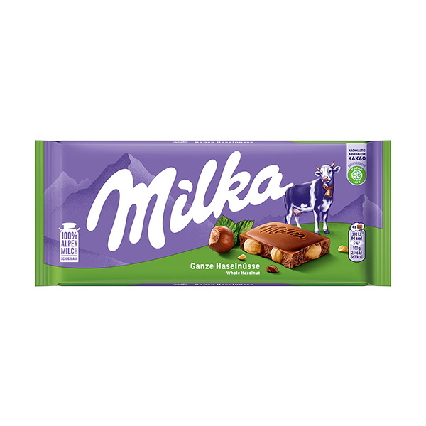 milka whole hazelnut