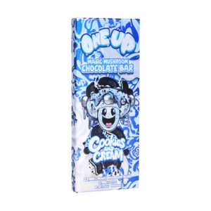 one up magic mushroom bar cookies and cream