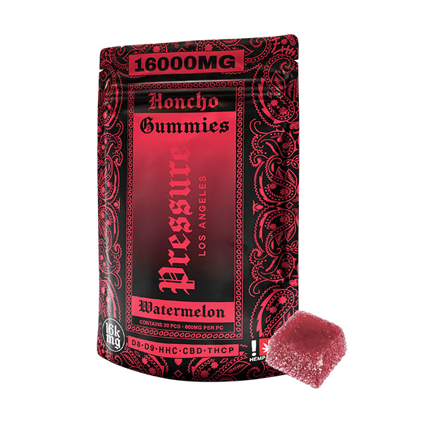 pressure la 16000mg honcho gummies watermelon