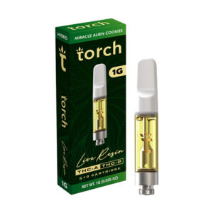 torch live resin thca thcp 1g cartridge miracle alien cookies