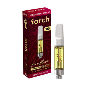 torch live resin thca thcp 1g cartridge strawberry tangie