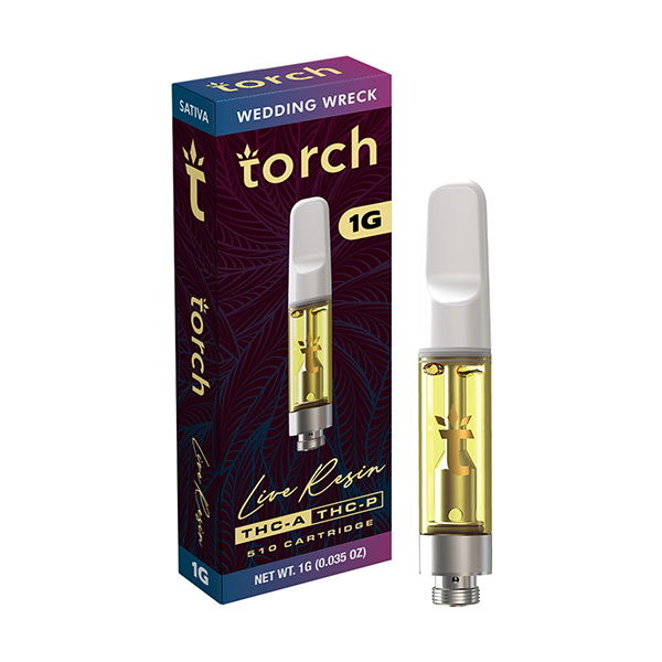 torch live resin thca thcp 1g cartridge wedding wreck