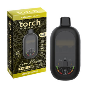 torch pebble thca thcp 6g disposable banana latte