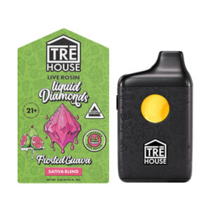 trehouse liquid diamonds 3.5g disposable frosted guava