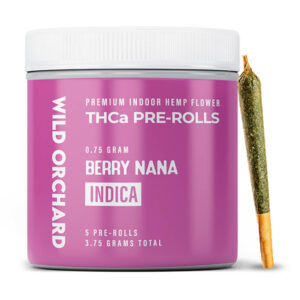 wild orchard thca preroll 5 pack berry nana