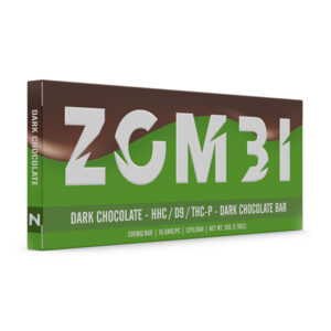zombi hhc d9 thcp 200mg chocolate bar dark chocolate