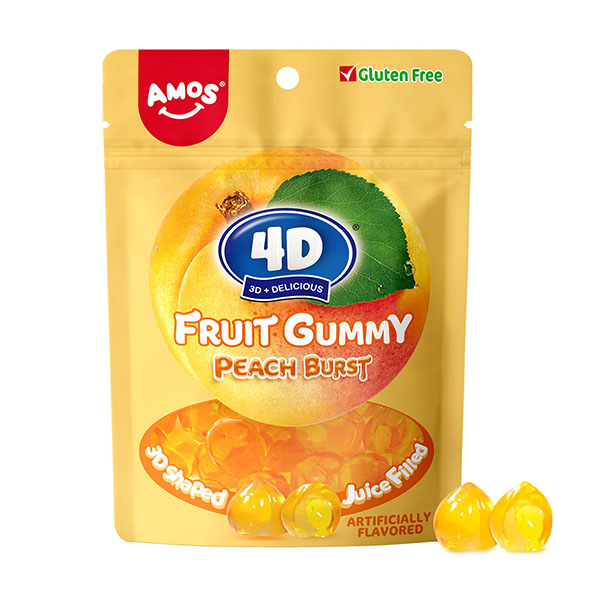 amos 4d fruit gummy juicy burst peach