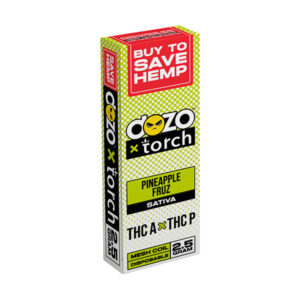 dozo x torch thca thcp 2.5g disposable pineapple fruz