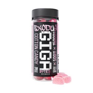 exodus giga bytes 15000mg gummies cotton candy