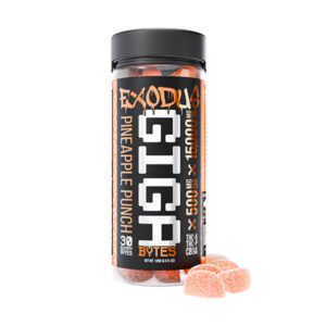 exodus giga bytes 15000mg gummies pineapple punch