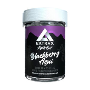 extrax lights out gummies 3500mg blackberry acai