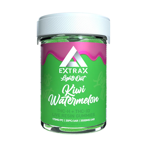 extrax lights out gummies 3500mg kiwi watermelon