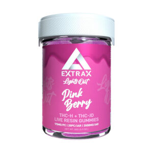 extrax lights out gummies 3500mg pink berry
