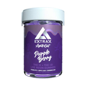 extrax lights out gummies 3500mg purple berry