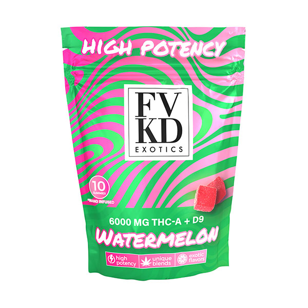fvkd thca d9 6000mg gummies watermelon