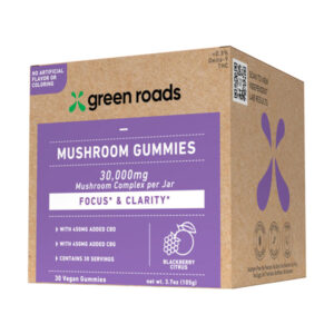 green roads focus gummies cbd mushroom extract 30 count