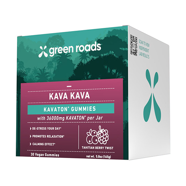 green roads kava gummies 30ct tahitian berry twist