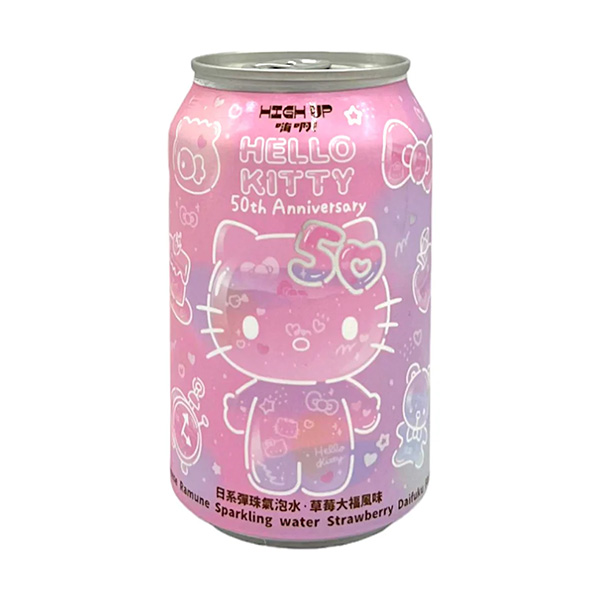 hello kitty japanese ramune sparling water strawberry