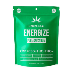 hempzilla vibes 6ct gummies energize