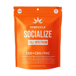 hempzilla vibes 6ct gummies socialize