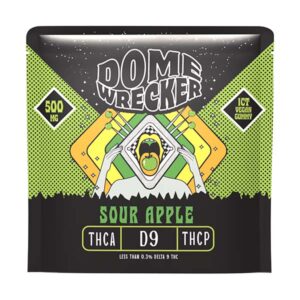 hixotic dome wrecker 500mg 1ct gummy sour apple